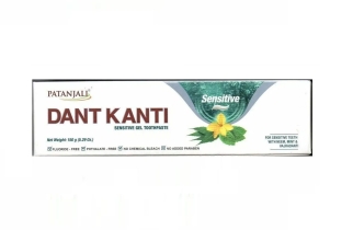 PATANJALI Dant Kanti Sensitive Gel Toothpaste  Зубная паста-гель для чувствительных зубов 150г