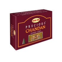 HEM Precious Chandan Cones Благовоние конусы Сандал 10шт