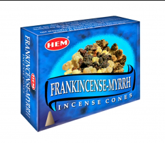 HEM Frankincense Myrrh Cones Благовоние конусы Ладан - Мирра 10шт