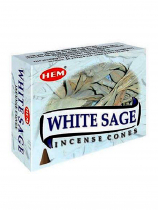 HEM White Sage Cones Благовоние конусы Белый Шалфей 10шт