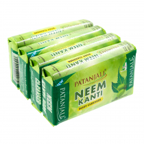 PATANJALI Neem Kanti Body Cleanser Мыло травяное натуральное Ним 45гх4шт