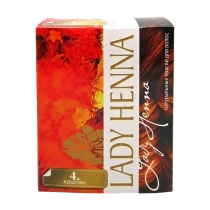 LADY HENNA Hair dye based on Henna Chestnut Краска для волос на основе Хны Каштан  60г