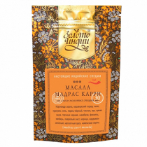 ЗОЛОТО ИНДИИ Madras Carri Masala Смесь специй Карри Мадрас Масала молотые 30г