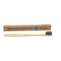 AASHA HERBALS Bamboo toothbrush Бамбуковая зубная щетка  ультра мягкая щетина с угольным напылением