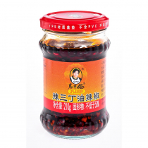 LAO GAN MA Spicy sauce Острый соус с кольраби и арахисом 210г ст/б