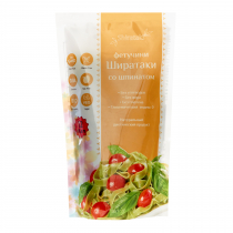 SHIRATAKI Fettuccine with spinach Ширатаки фетучини со шпинатом 340г