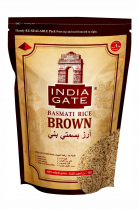 INDIA GATE Indian basmati brown rice Индийский коричневый рис Басмати 1кг