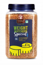 INDIA GATE Indian basmati brown rice Индийский коричневый рис Басмати в банке 1кг