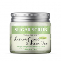 LUSTER Lemon grass & Green Tea Sugar Scrub Сахарный скраб для лица с маслом лемонграсса и экстрактом