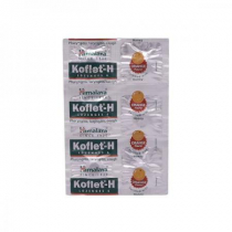HIMALAYA Koflet-H Orange with Honey Леденцы Кофлет с апельсиновым вкусом и медом для облегч.симптомо