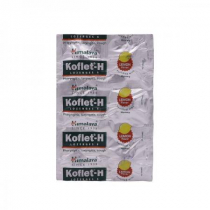 HIMALAYA Koflet-H Lemon with Honey Леденцы Кофлет с Лимонным вкусом и медом для устр. симптомов при