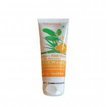 PATANJALI Face Wash Orange Aloe Vera Средство для умывания лица c Апельсином и Алоэ Вера 60г