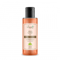 LUSTER Argan & Honey Herbal Face Wash Антивозрастной гель для умывания с маслом арганы и мёдом 110мл
